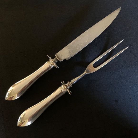 Silverplate Carving Set - Picture 2 of 6